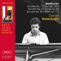 Daniel Barenboim - Beethoven: Piano Sonatas Nos. 7, 21 & 32 (Live)