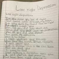 RK - late night depression
