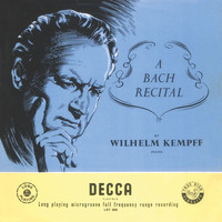 Wilhelm Kempff - Kempff plays Bach