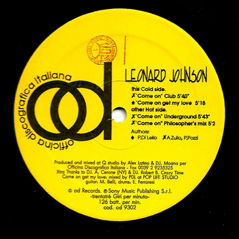 Leonard Johnson - Come On