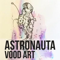 Vood Art - Astronauta