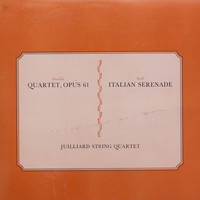 Juilliard String Quartet - Juilliard String Quartet - Dvorak Quartet, Opus 61 & Wolf Italian Serenade