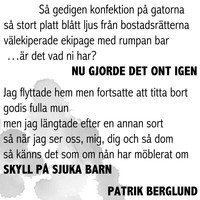 Patrik Berglund - Nu Gjorde Det Ont Igen