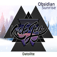 Datolite - Obsidian Sunrise