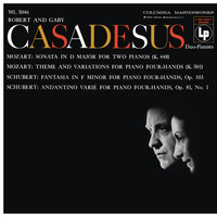 Robert Casadesus - Mozart: Sonata for 2 Pianos, K. 448 & Andante with 5 Variations, K. 501 - Schubert: Fantasia, D. 940 & Andantino varié, D. 823