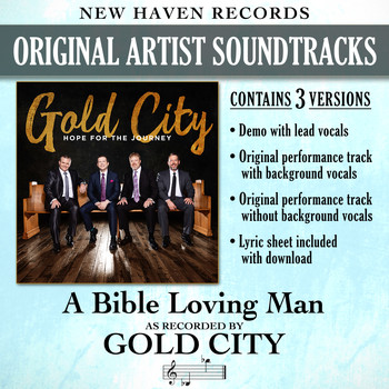 Gold City - A Bible Loving Man (Performance Track) - EP