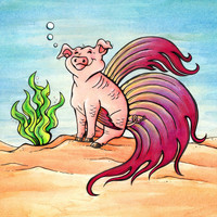 Emma Knights - The Happy Little Piglet Who Sounded Like a Japanese Fighting Fish