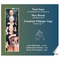 Søren Birkelund, Ulrikke Høst-Madsen & Merete Westergaard - Juon, Bruch and Voigt: Trios for Clarinet, Cello and Piano