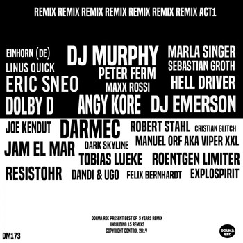 Various Artists - Dolma 5 Years The Remix Act 1