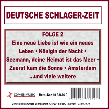 Various Artists - Deutsche Schlager-Zeit, Folge 2
