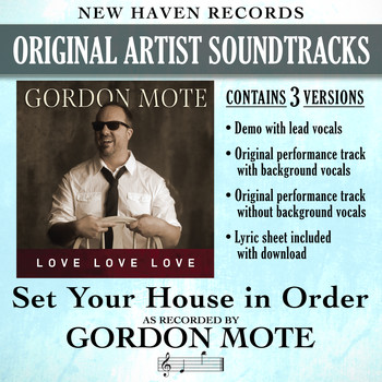 Gordon Mote - Set Your House in Order (Performance Tracks) - EP