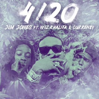 Jim Jones - 4/20 (feat. Wiz Khalifa & Curren$y) (Explicit)