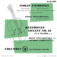Rudolf Firkusny - Violin Favorites - Kreisler, Tchaikovsky, Paganini, Sarasate & Beethoven: Violin Sonata No. 10 in G Major, Op. 96 (Remastered)