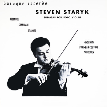 Steven Staryk - Sonatas For Solo Violin