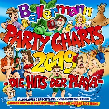 Various Artists - Ballermann Party Charts 2019 - Die Hits der Playa (Explicit)
