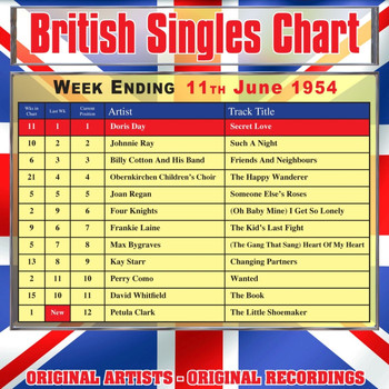 Various Artists - British Singles Chart - Week Ending 11 June 1954