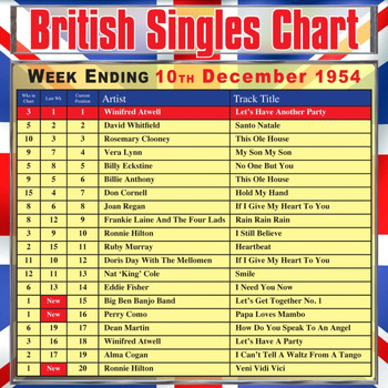 Various Artists - British Singles Chart - Week Ending 10 December 1954