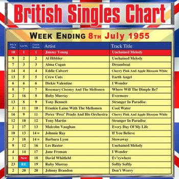 Various Artists - British Singles Chart - Week Ending 8 July 1955