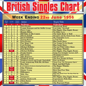 Various Artists - British Singles Chart - Week Ending 22 June 1956