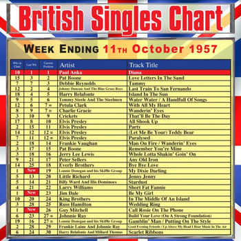 Various Artists - British Singles Chart - Week Ending 11 October 1957