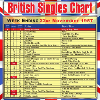 Various Artists - British Singles Chart - Week Ending 22 November 1957