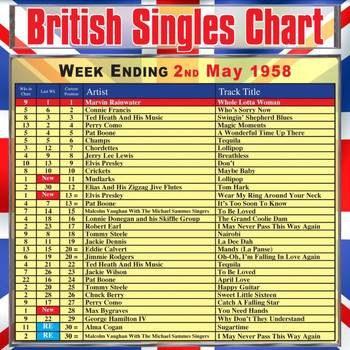 Various Artists - British Singles Chart - Week Ending 2 May 1958