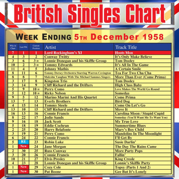 Various Artists - British Singles Chart - Week Ending 5 December 1958