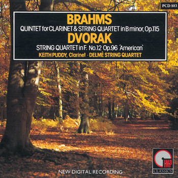Delme String Quartet - Brahms: Quintet For Clarinet & String Quartet
