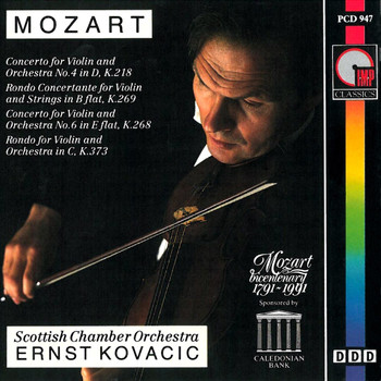 Ernst Kovacic - Mozart: Violin Concerto Nos. 4 & 6