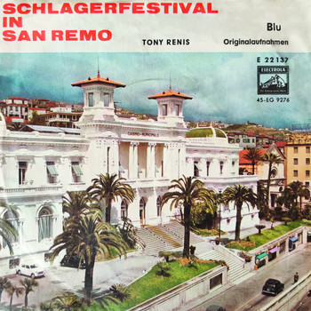 Tony Renis - Blu (Schlagerfestival In San Remo Originalaufnahmen 1962)
