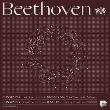 Walter Gieseking - Beethoven: Sonatas No. 1 in F Minor, Op. 2 No. 1, No. 8 in C Minor, Op. 13 "Pathètique", No. 19 in G Minor, Op. 49 No.1 & No. 20 in G Major, Op. 49 No. 2