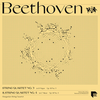 Hungarian String Quartet - Beethoven String Quartets, Vol. 2: No. 3 in D Major, Op. 18 No. 3 & No. 4 in C Minor, Op. 18 No. 4