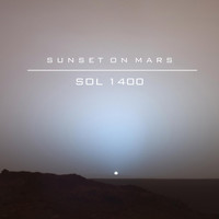 Sunset on Mars / - Sol 1400