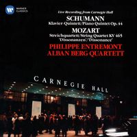 Philippe Entremont & Alban Berg Quartett - Schumann: Piano Quintet, Op. 44 - Mozart: String Quartet, K. 465 "Dissonance" (Live at Carnegie Hall, 1985)