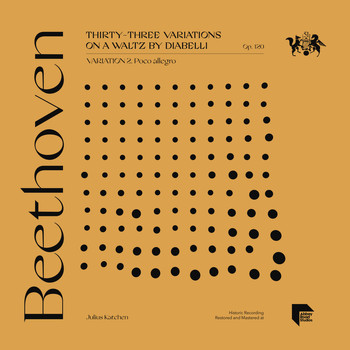 Julius Katchen - Beethoven: Thirty-Three Variations on a Waltz by Diabelli, Op. 120: Variation 2. Poco allegro