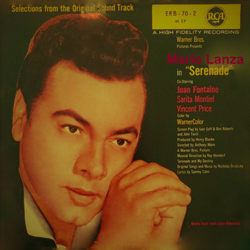 Mario Lanza - Mario Lanza In "Serenade" (Selections From The Original Soundtrack 1956)