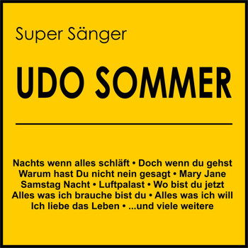 Udo Sommer - Super Sänger