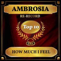 Ambrosia - How Much I Feel (Billboard Hot 100 - No 3)