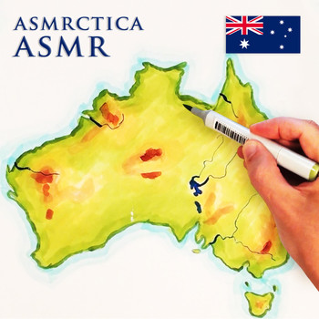 Asmrctica Asmr - Drawing Map of Australia (ASMR)