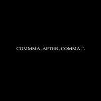 Waw*Mart / - Comma, After, Comma,".