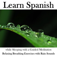Hermanos Sherman Meditaciones - Learn Spanish While Sleeping With a Guided Meditation: Relaxing Breathing Exercises With Rain Sounds