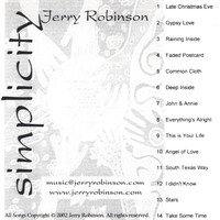 Jerry Robinson - Simplicity