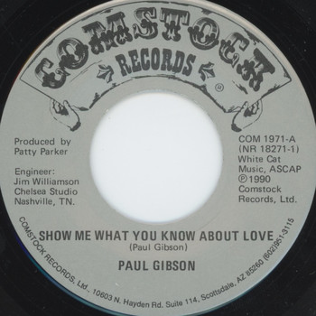 Paul Gibson - Show Me What You Know About Love