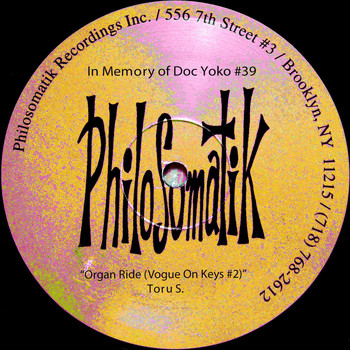 Toru S. - In Memory Of Doc Yoko #39 : Organ Ride (Vogue On Keys #2)