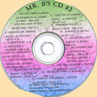 Mr. B - CD #3 The hottest new r&b, swing, and soul innovation.