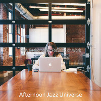Afternoon Jazz Universe - Fiery Backdrop for Focusing on Work