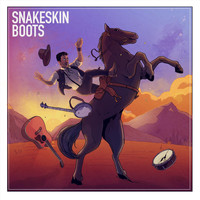 Stetson Road - Snakeskin Boots