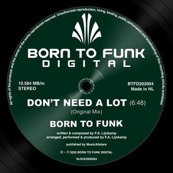 Born To Funk - Don't Need A Lot