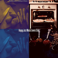 Happy Jazz Music Lovers Club - Backdrop for Cooking at Home - Vibraphone and Tenor Saxophone