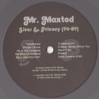 Mr. Maxted - Lives & Privacy (94-89)